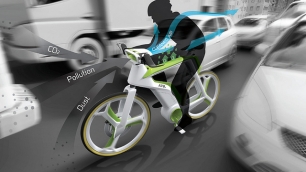 La bicicleta que ‘purifica’ el aire