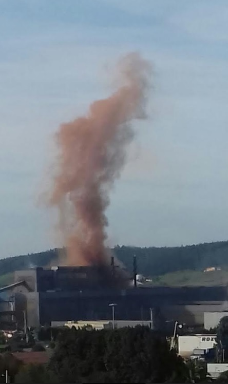 Asturias. Alerta por nuevas nubes de contaminación en Carreño