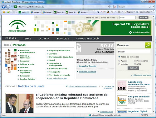 Andalucía publica en su página web las autorizaciones de vertidos a las aguas litorales y continentales