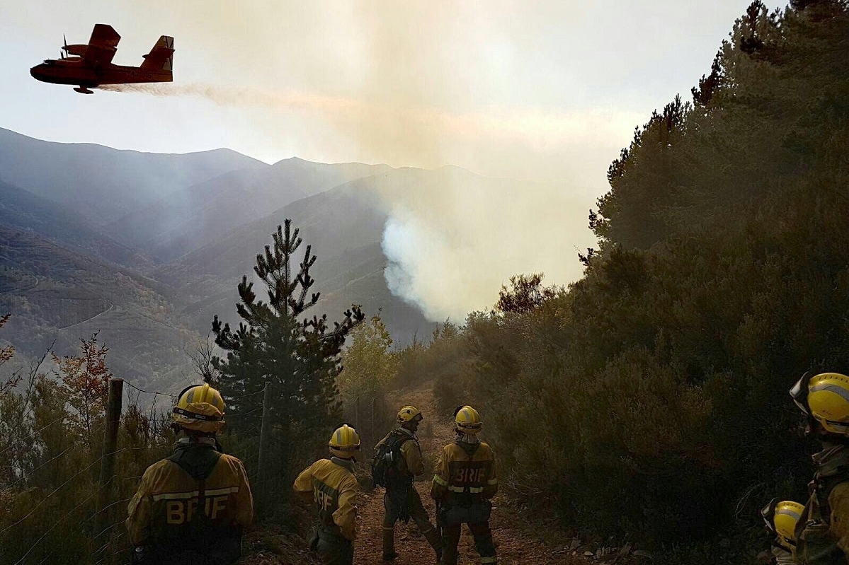 Ante el incendio de Ezcaray