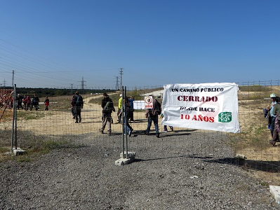 Reabren la vía pecuaria de la Vereda de Brunete