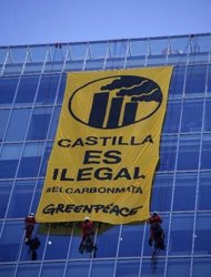 Greenpeace contra la construcción en el norte chileno de la central termoeléctrica Castilla