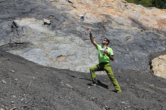 Documentan un bosque carbonífero en 3D utilizando drones