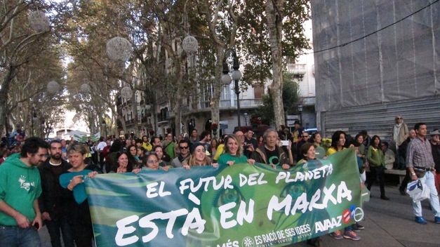 Palma de Mallorca también se sumó a la ‘Marcha por el Clima’