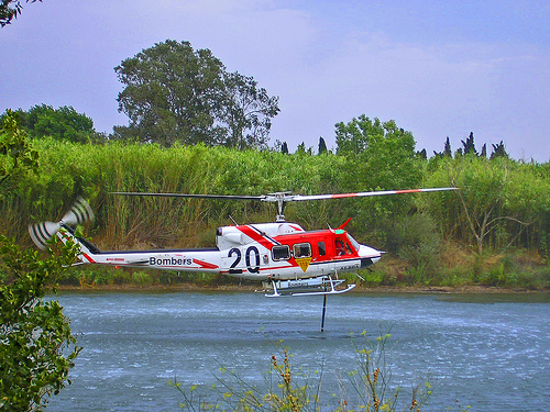 Se incorporan 3 helicópteros al operativo de prevención y extinción de incendios forestales
