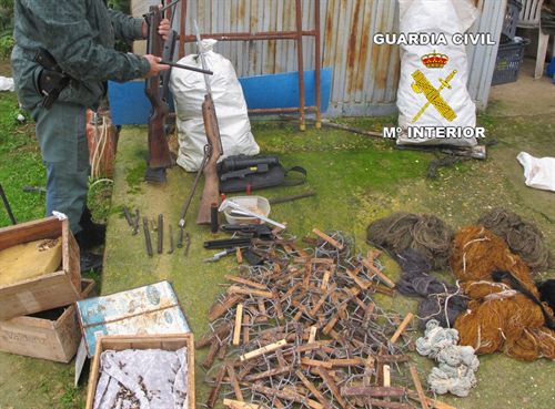 Un detenido en Sevilla por modificar armas para cazar aves de interés especial