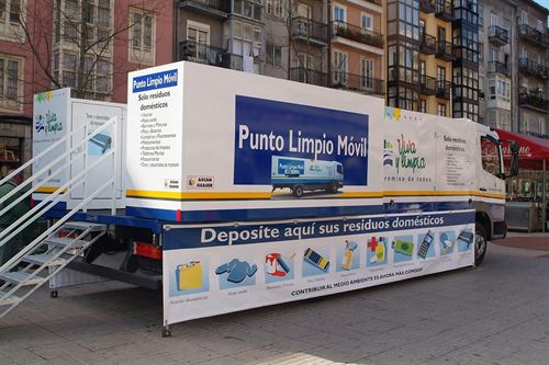 Cantabria. El Ayuntamiento amplía el recorrido del punto limpio móvil para dar servicio a los vecinos de San Román