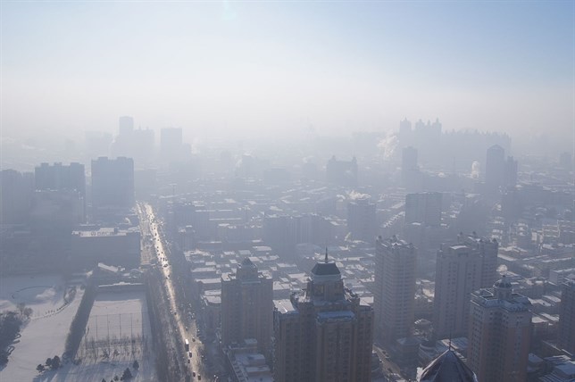 El smog invernal de China se asocia con el deshielo del Ártico