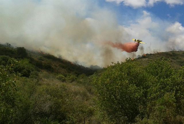 El primer fuego de la temporada es en Valencia
