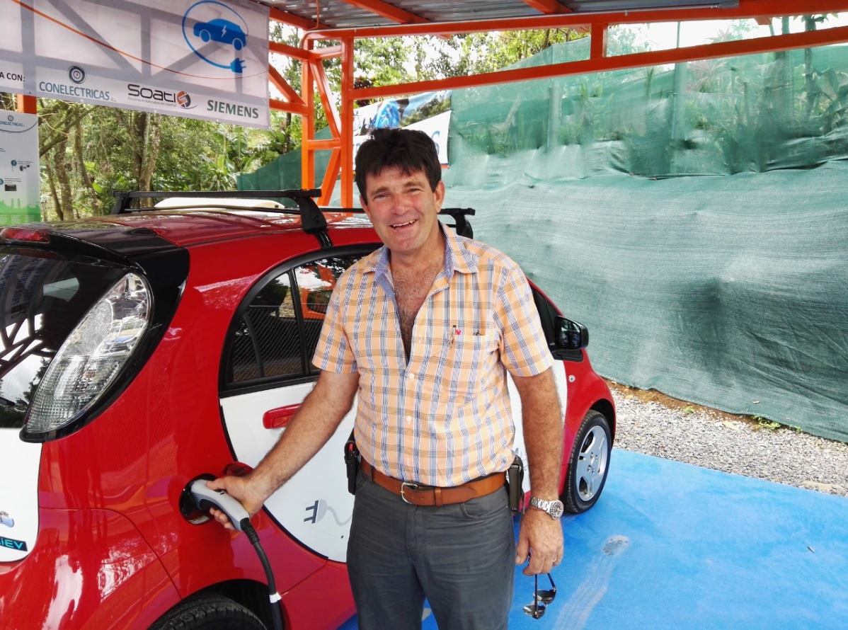 Costa Rica. San Ramón estrenó electrolinera que ofrecerá servicio gratis