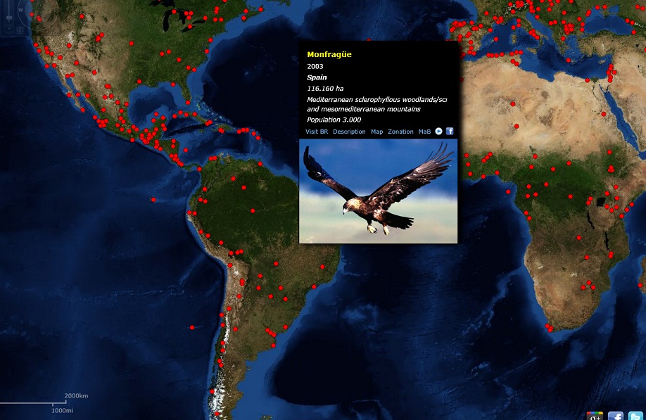 BiosphereSMART gestiona las Reservas de la Biosfera de todo el mundo