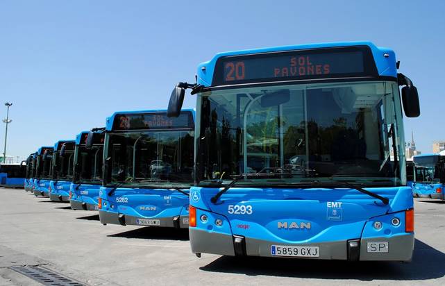 El Partido Popular pide al Ayuntamiento de Madrid que renueve su flota de autobuses con los impulsados por gas natural