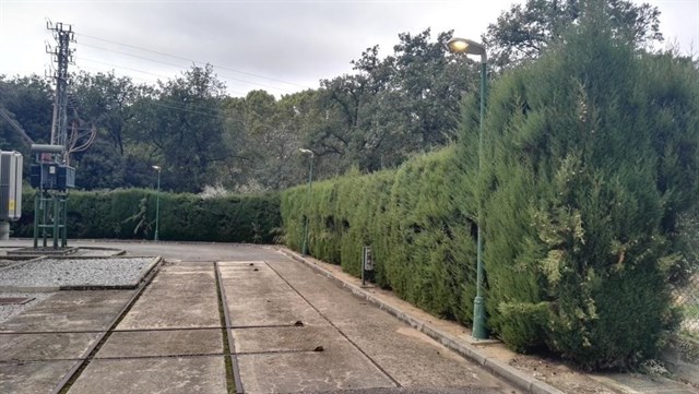 Endesa instala luces led en el exterior de la subestación de Buixalleu