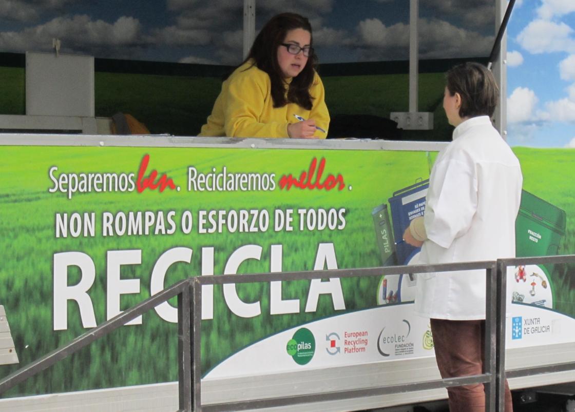 Galicia. O Irixo se suma a la campaña del reciclaje de Sogama