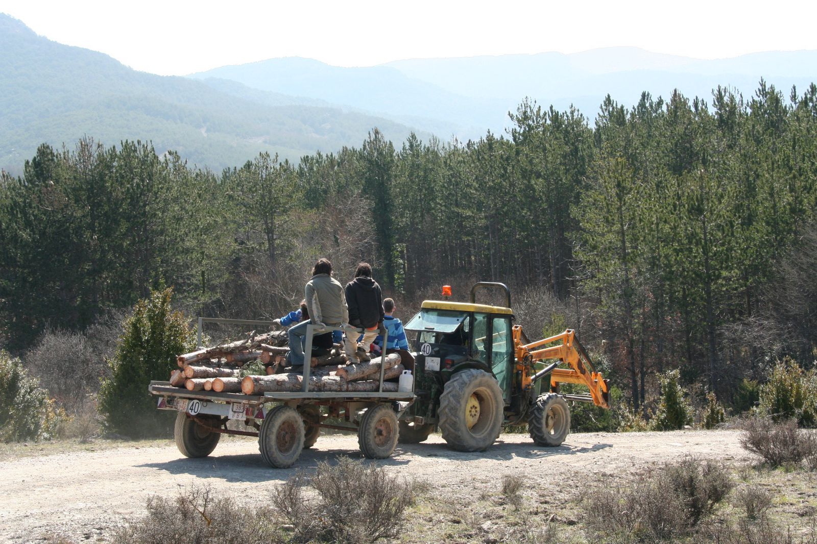 Los menores del centro de Zandueta en Navarra colaboran en la limpieza y mantenimiento del monte