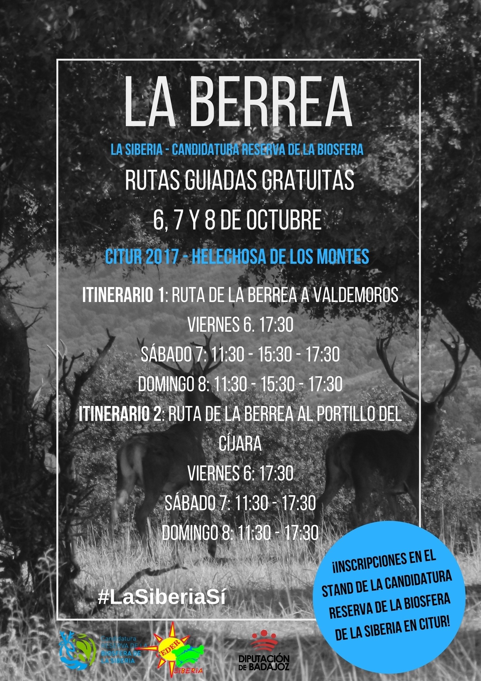 La Candidatura a Reserva de la Biosfera de La Siberia ofrece visitas guiadas