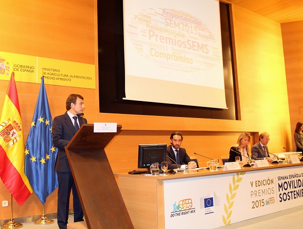Premios de la Semana Española de la Movilidad Sostenible 2015