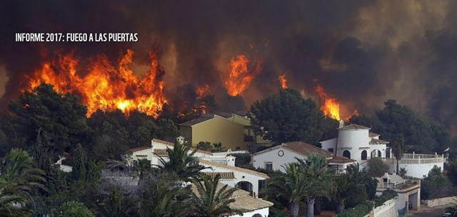 WWF alerta de que el "descontrol urbanístico" está provocando la aparición de super incendios