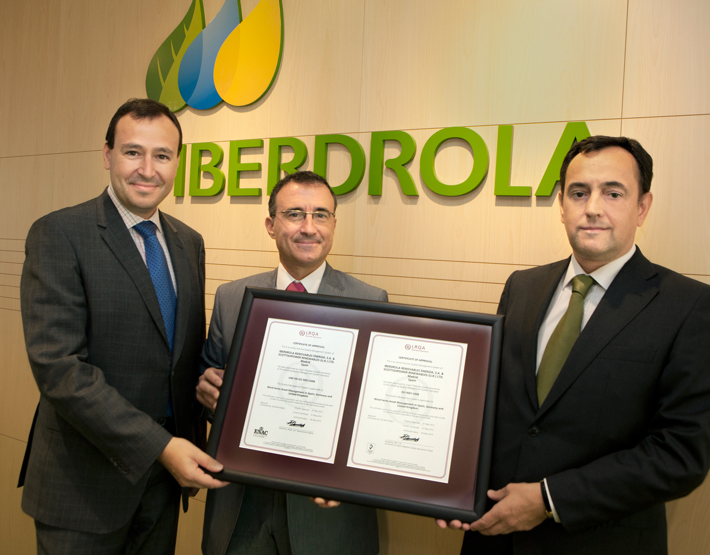 Los parques eólicos de iberdrola en españa