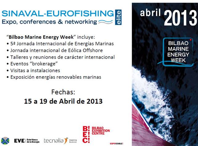 Congreso Bilbao Marine Energy Week 2013