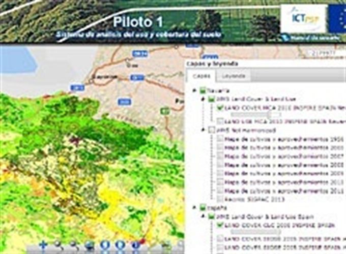 Una plataforma web permite conocer la evolución de los usos del suelo en Navarra