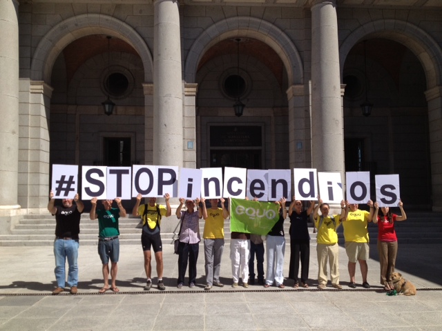 EQUO exige responsabilidades por las más de 150.000 hectáreas quemadas