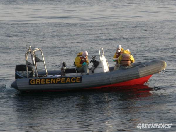 Diario de a bordo/ Trabajando frente a Fukushima