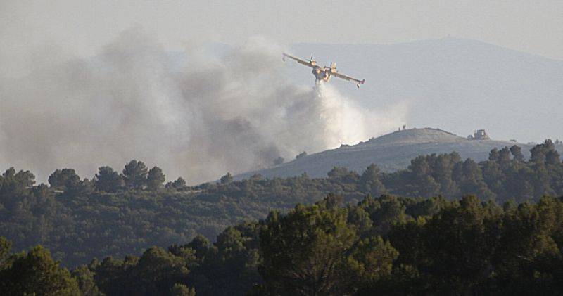 El incendio de San Gregorio y Zuera afecta a 126 hectáreas