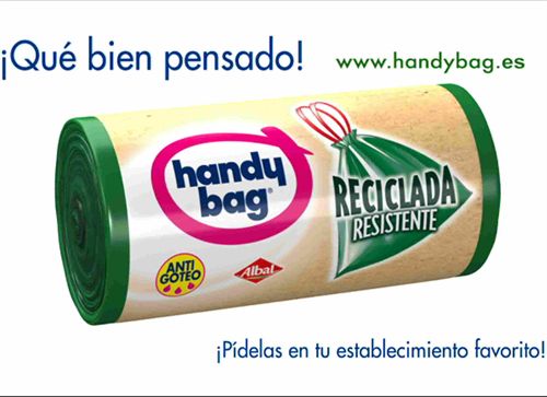Handy Bag lanza una nueva gama de bolsas ecológicas elaboradas a partir de un 80% de plástico reciclado