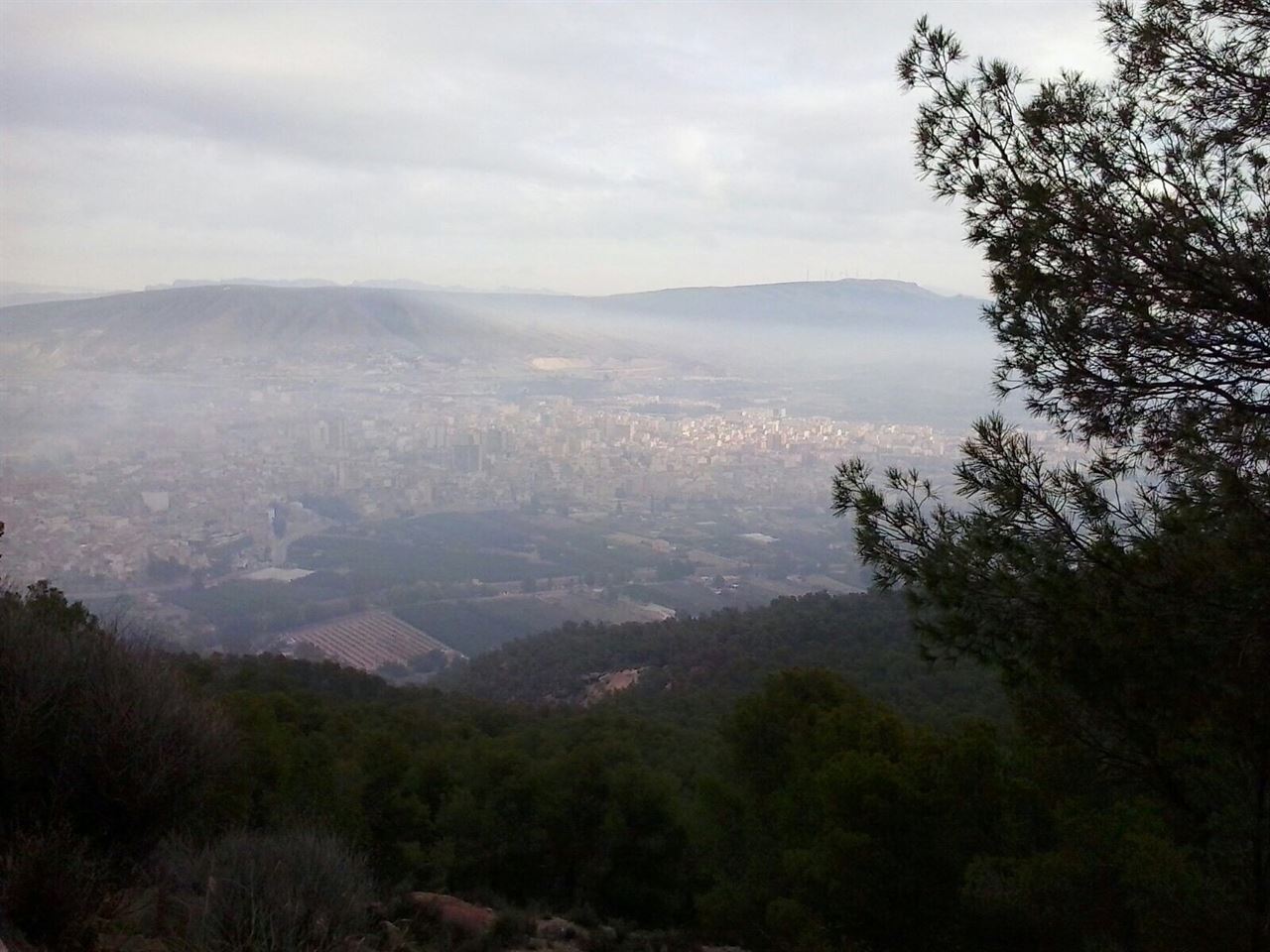 Gravísima contaminación por quemas agrícolas en Cieza y su comarca