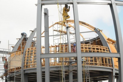 Avanza construcción de la Casa de la Tierra