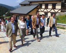 Los Príncipes de Asturias visitan el Parque Nacional de la Sierra de Guadarrama