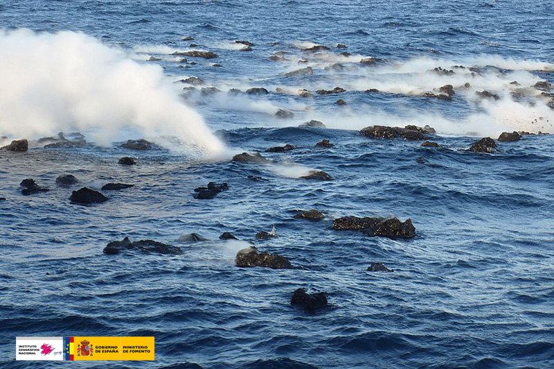 El volcán submarino de El Hierro produce el 0