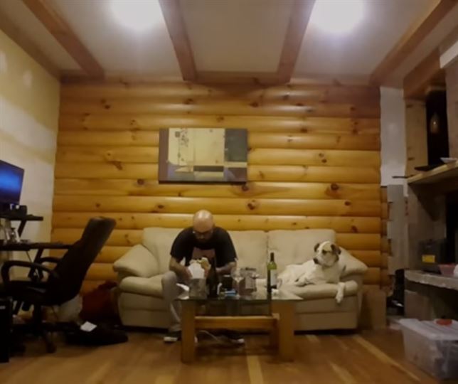 Qué le pasa a este perro cuando ve a su dueño comer (Vea VIDEO)