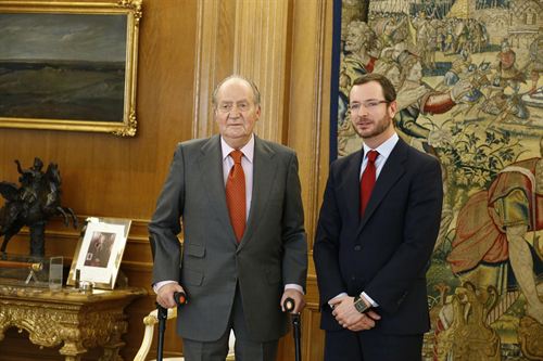 El Rey felicita al alcalde de Vitoria por la repercusión internacional en su año green’