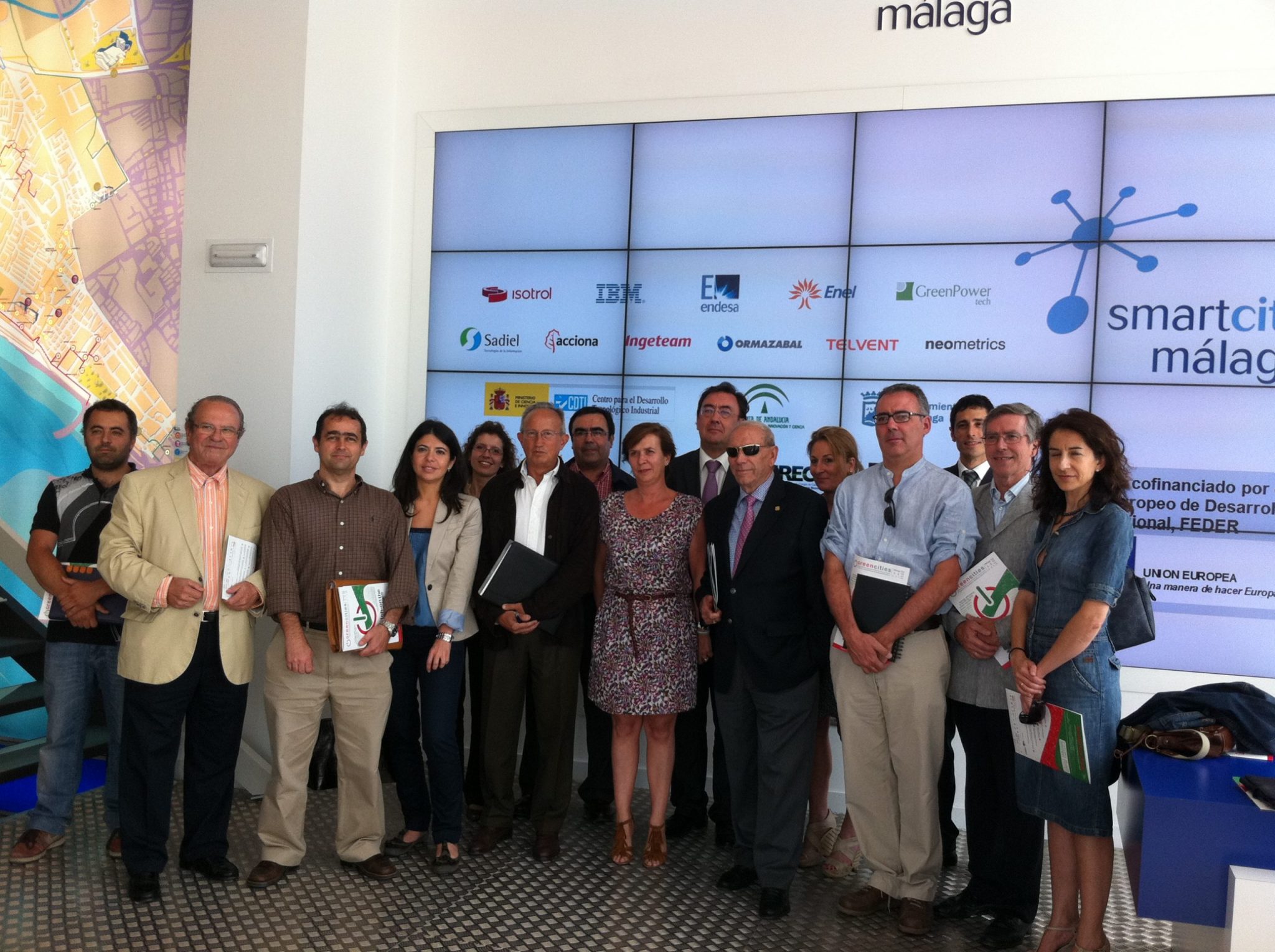 El comité organizador de Greencities se reúne y visita el proyecto Smartcity