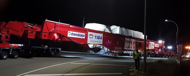 El megaconvoy finaliza su segunda etapa sin novedad y permanece en Zuasti