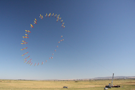 Aerogeneradores volantes
