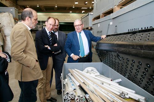 La planta de Aznalcóllar recupera 21.000 toneladas de residuos eléctricos y electrónicos en 2010