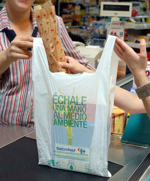 Erradicar el 100% de las bolsas de plástico de un solo uso para 2018