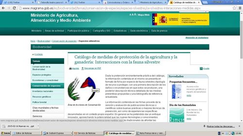 Fauna silvestre y agricultura