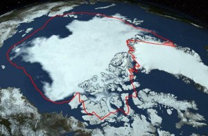 La capa de hielo Ártico registra el sexto nivel más bajo en 36 años