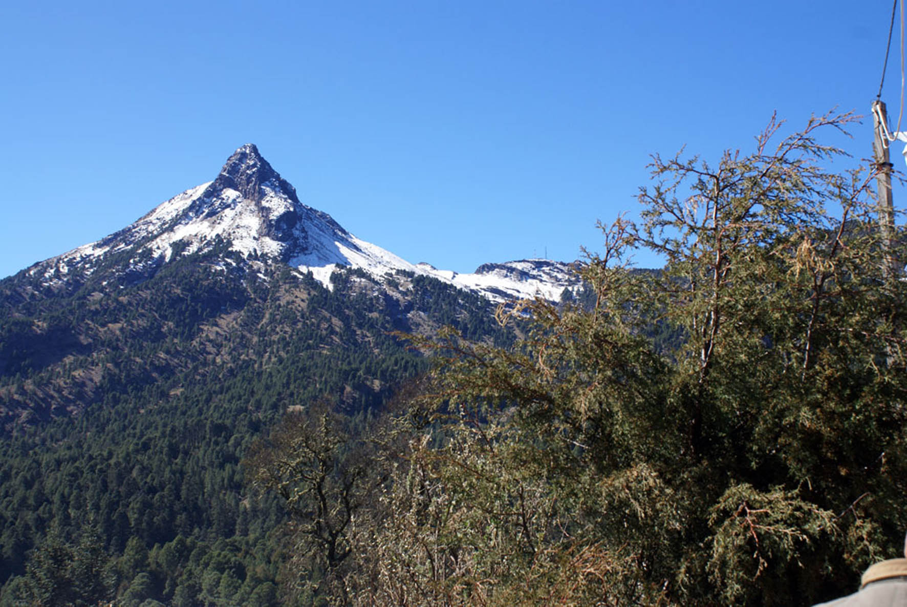 El volcán de Colima
