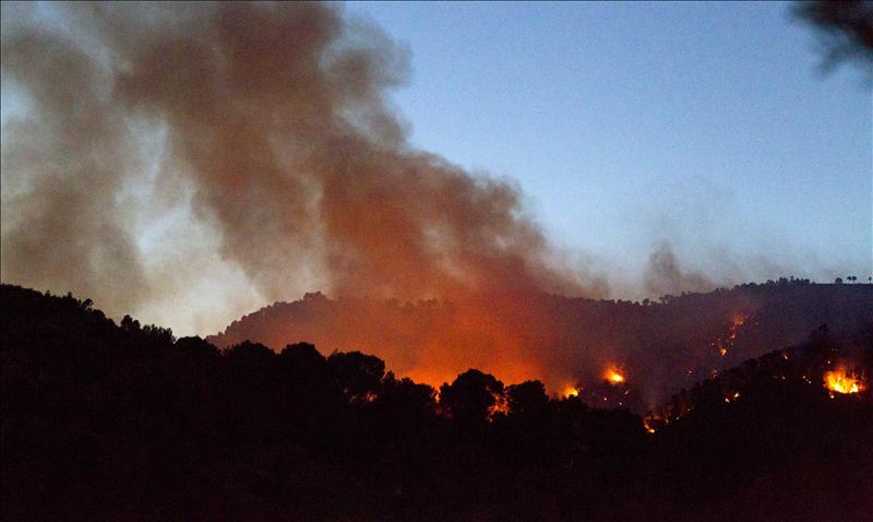 Extinguido el fuego que ha quemado más de 125 hectáreas en Aldehuela de Periáñez (Soria)