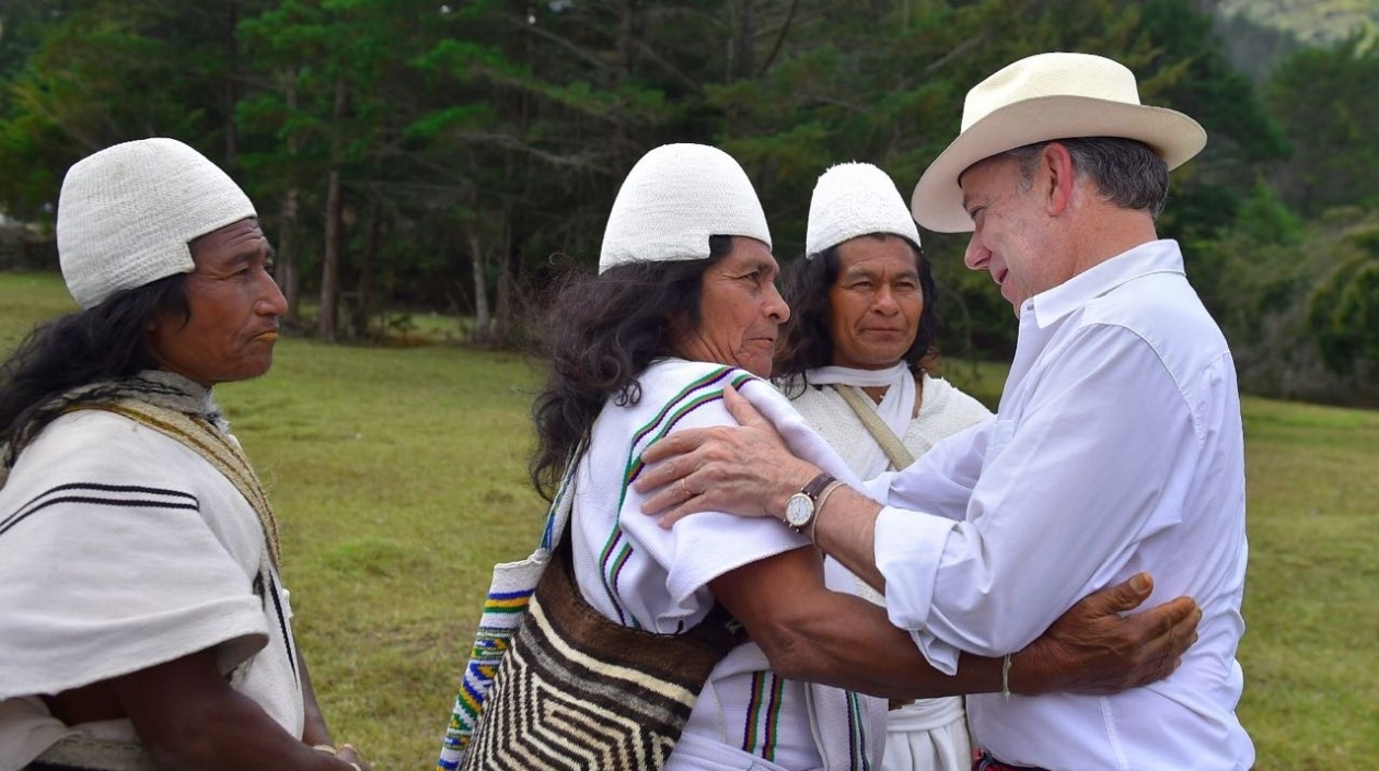 El presidente de Colombia pide ‘paz con la naturaleza’