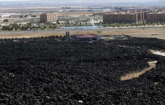 Castilaa – La Mancha. Los neumáticos no quemados en Seseña se retirarán en breve