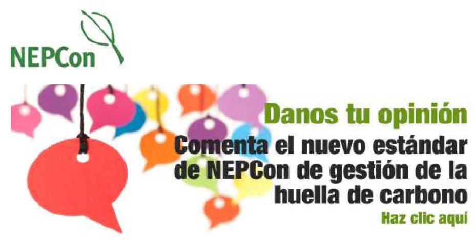 Primer borrador del Estándar NEPCon de Gestión de la Huella de Carbono