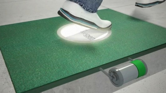 Argentina. Desarrollan un piso que emite energía al caminar