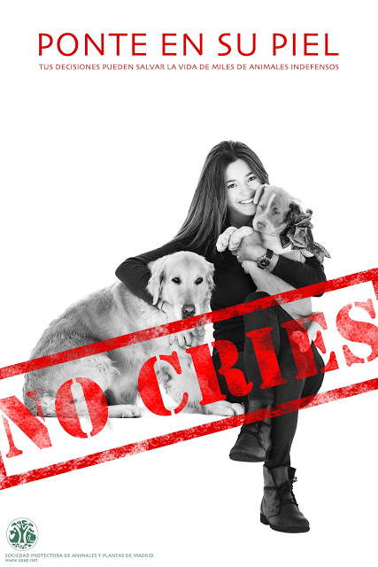 Malena Costa amadrina la campaña Ponte en su piel para adoptar mascotas