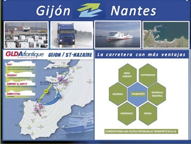 La autopista del mar gijón-nantes- saint nazaire